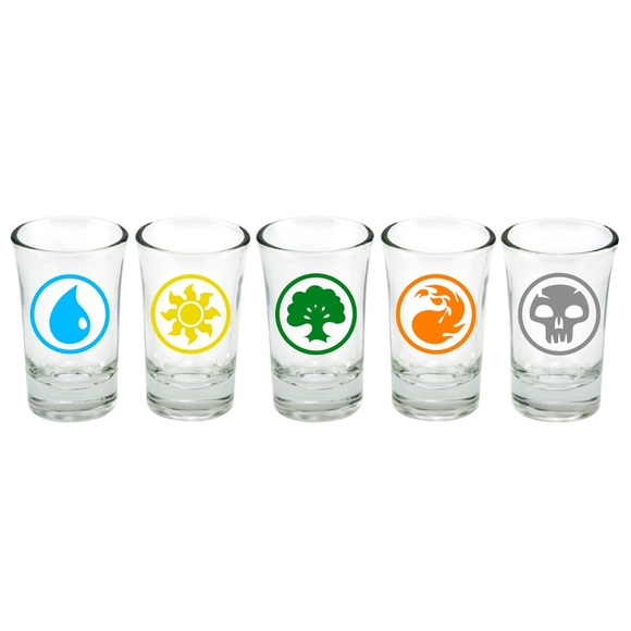 Magic The Gathering Shot Glasses - Multicolor - Picture 1 of 2
